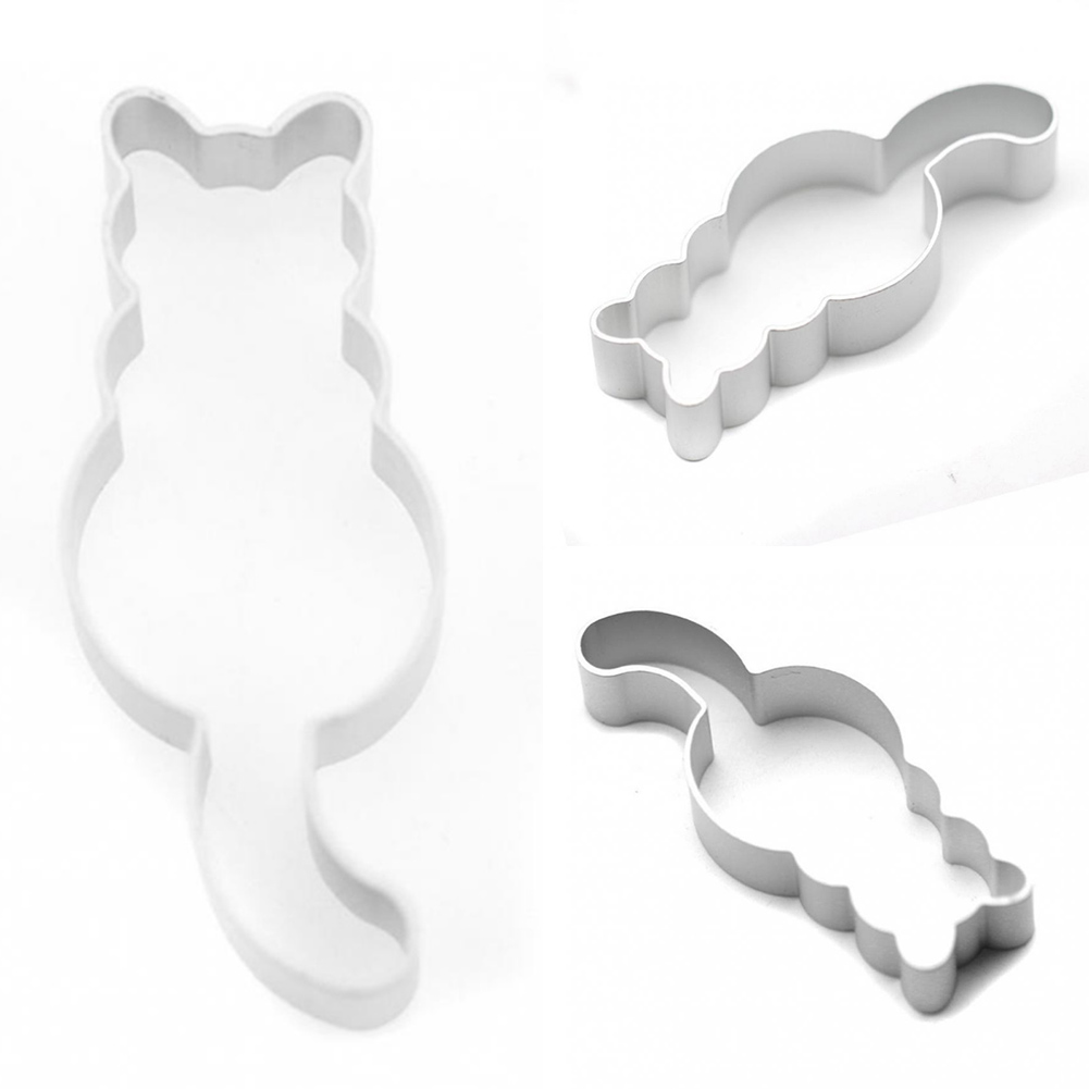 Khuôn Làm Bánh Hình Mèo Bằng Hợp Kim Nhôm Tiện Dụng