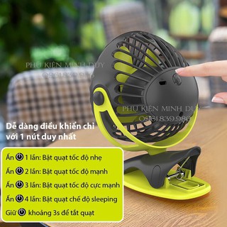 Quạt tích điện chính hãng Yoobao F04 6400mAh sử dụng liên tục lên tới 32h (Bảo hành 12 tháng) ❤