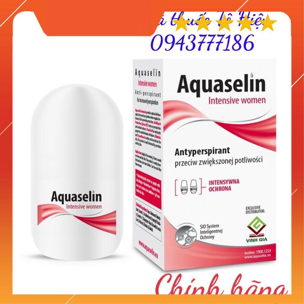 Lăn Khử Mùi Aquaselin Intensive Women dành cho nữ mồ hôi nách nhiều