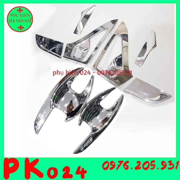 [Swift 2019 2020] Bộ Ốp Hõm Trước Sau Mạ Crom Swift 2019 2020