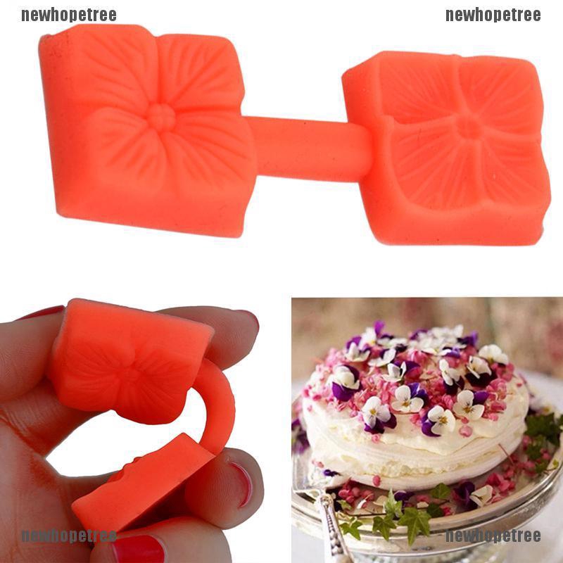 Khuôn Bánh silicone Hình Hoa Hồng 3D / Vuông Mới