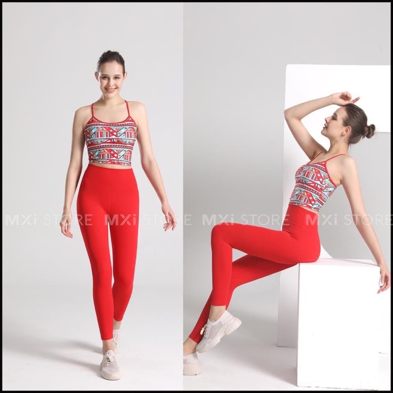 ĐỒ TẬP YOGA_GYM SET HOẠ TIẾT