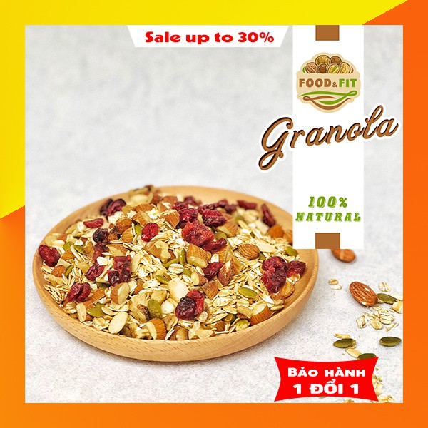 Ngũ cốc dinh dưỡng GRANOLA vị truyền thống - không đường nguyên chất 100% | BigBuy360 - bigbuy360.vn