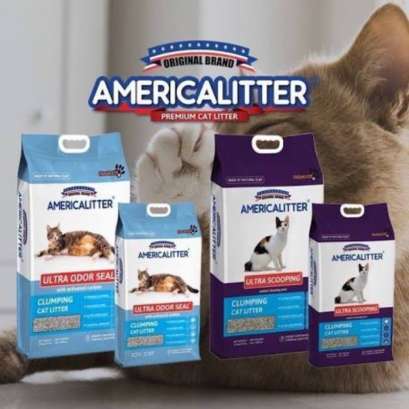 [Mã 155FMCGSALE giảm 7% - tối đa 100K đơn 500K] Cát Mỹ Cát American Litter 10L cao cấp siêu vón, siêu khử mùi