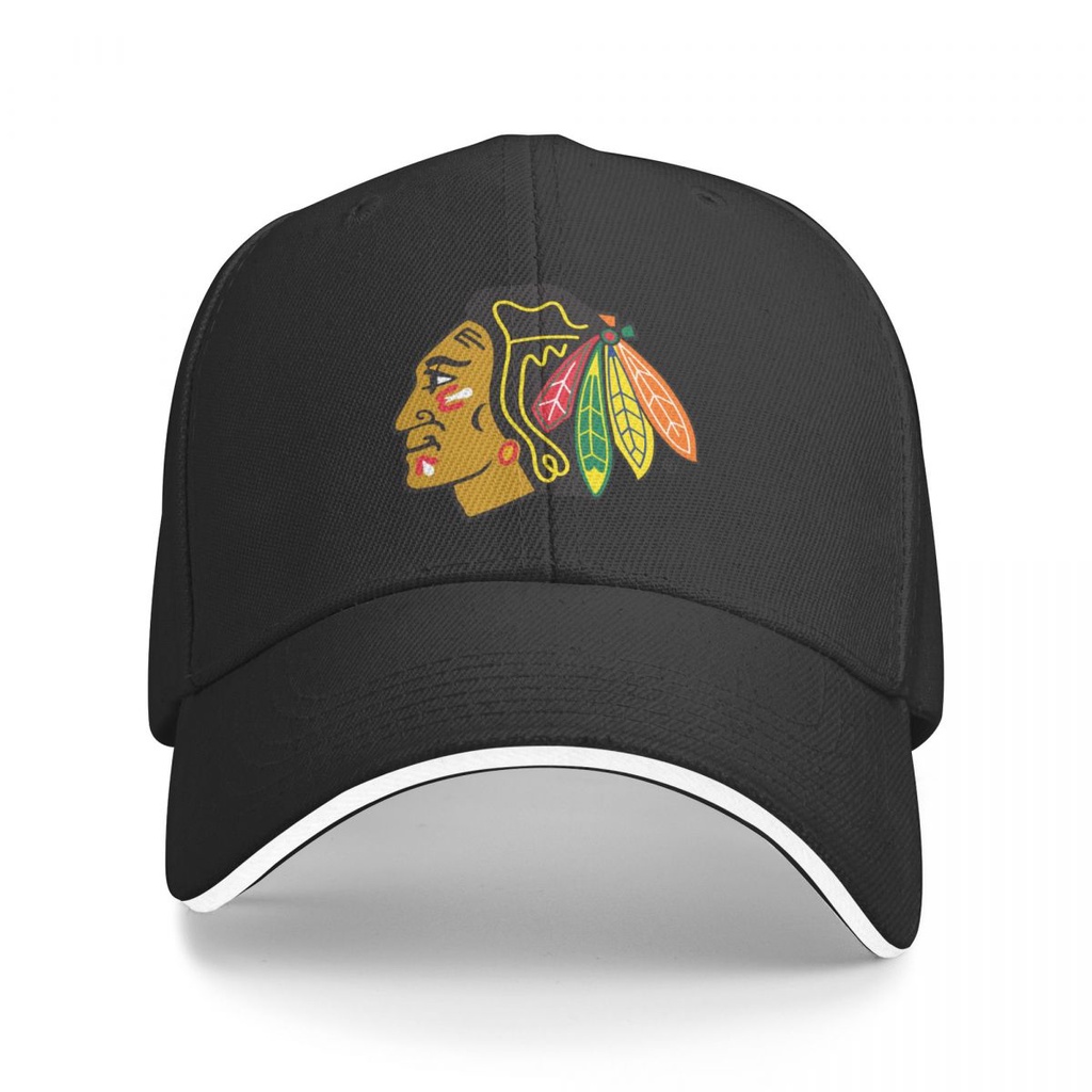 Mới Chicago Blackhawks Logo NHL Mũ Bóng Chày Unisex Chất Lượng Polyester Mũ Nam Nữ Golf Chạy Chống N