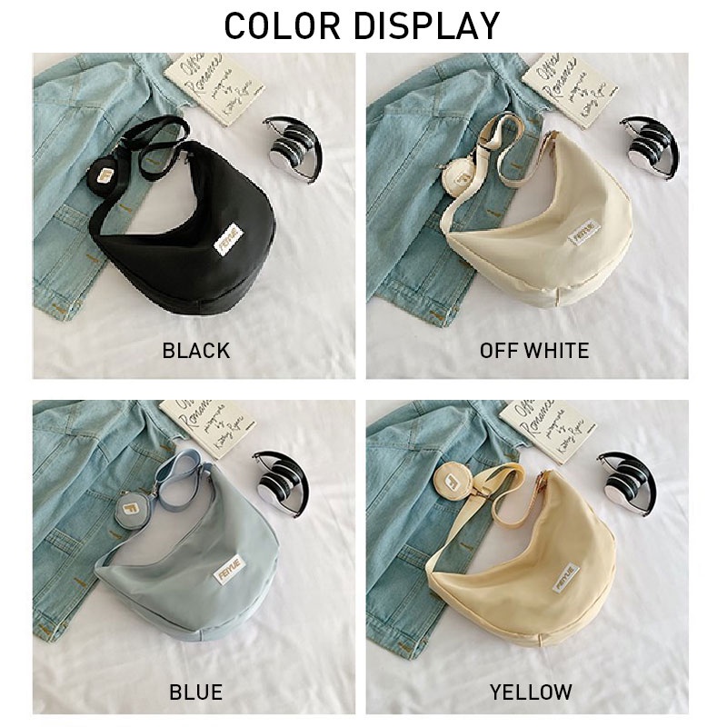Túi đeo vai YAZHOULONG nylon sức chứa lớn phong cách Hàn Quốc thời trang mùa hè dành cho học sinh