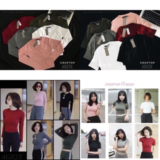 Áo Croptop Body Tay Ngắn / Tay Dài #Age2x, Hàng VNXK Chất Lượng Cao [ Chuyên Sỉ&Lẻ ]
