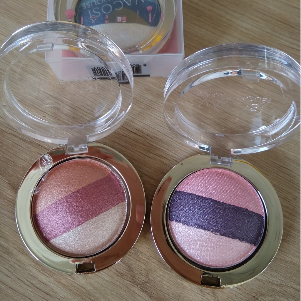 Hộp phấn mắt 3 màu tròn Vacosi Natural Studio Trio Eyeshadow VP06