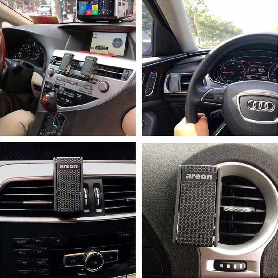 Nước hoa ô tô Kẹp Cửa Gió điều hòa ô tô AREON SPORT PLATINUM nhập Khẩu Bulgaria  sang trọng