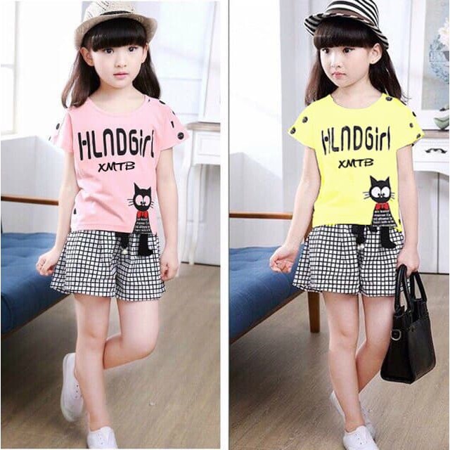 Bộ mèo CARTER cho bé gái size 5-10 tuổi