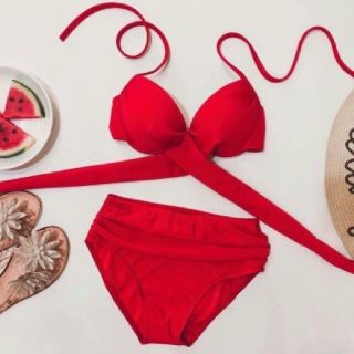 Bikini 2 mảnh mút dày nhiều màu