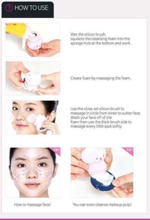 Bông rửa mặt bạch tuộc Hàn Quốc