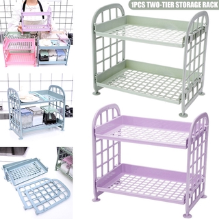 Kệ Nhựa 2 Tầng Để Đồ Tiện Lợi