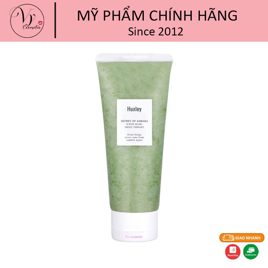 Tẩy tế bào chết nhẹ dịu HUXLEY Scrub Mask: Sweet Therapy Full size 100ml