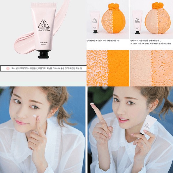 💎 Kem Lót 3CE Back To Baby Pore Velvet 💎 | BigBuy360 - bigbuy360.vn