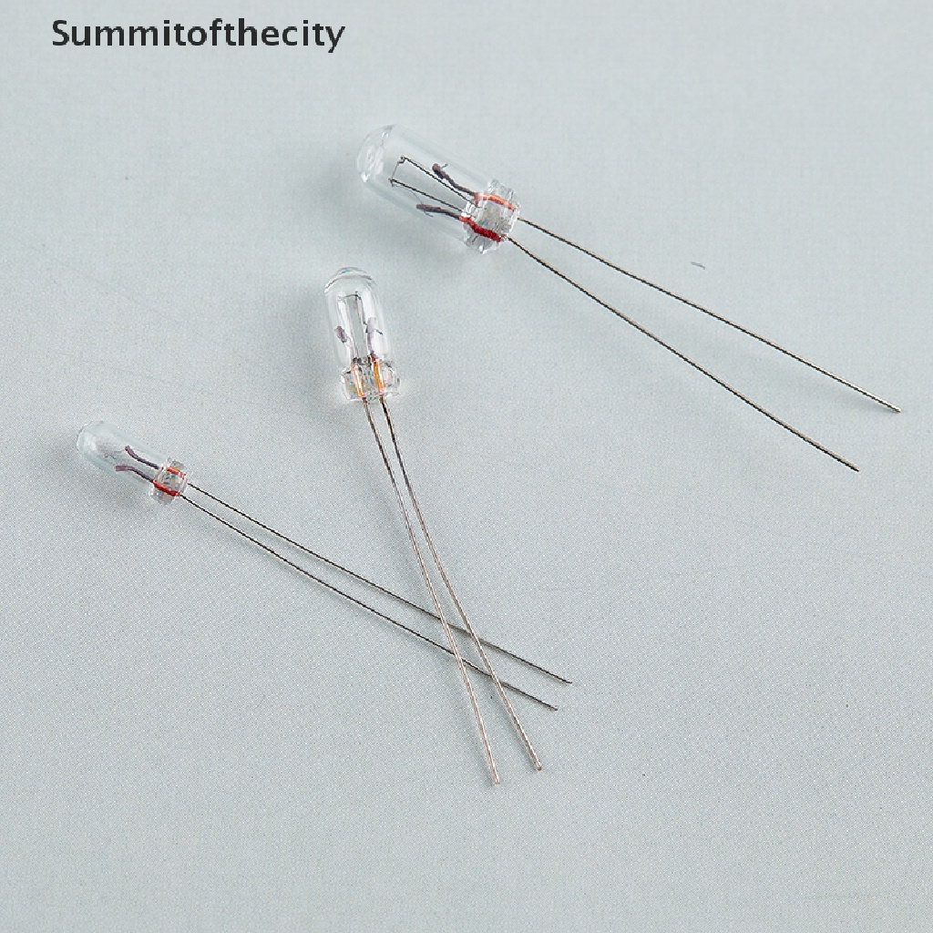 10 Bóng Đèn Sợi Đốt Mini 3 / 4 / 5mm 3 / 6 / 12 / 24V