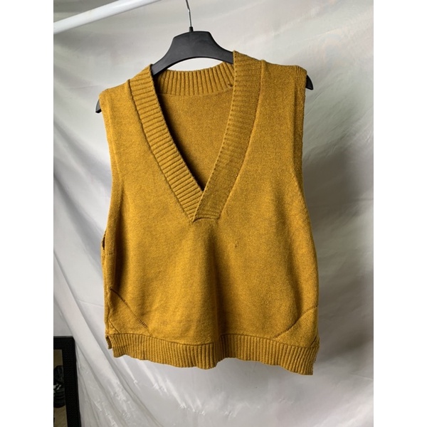 Áo gile len 2hand vintage đồ si
