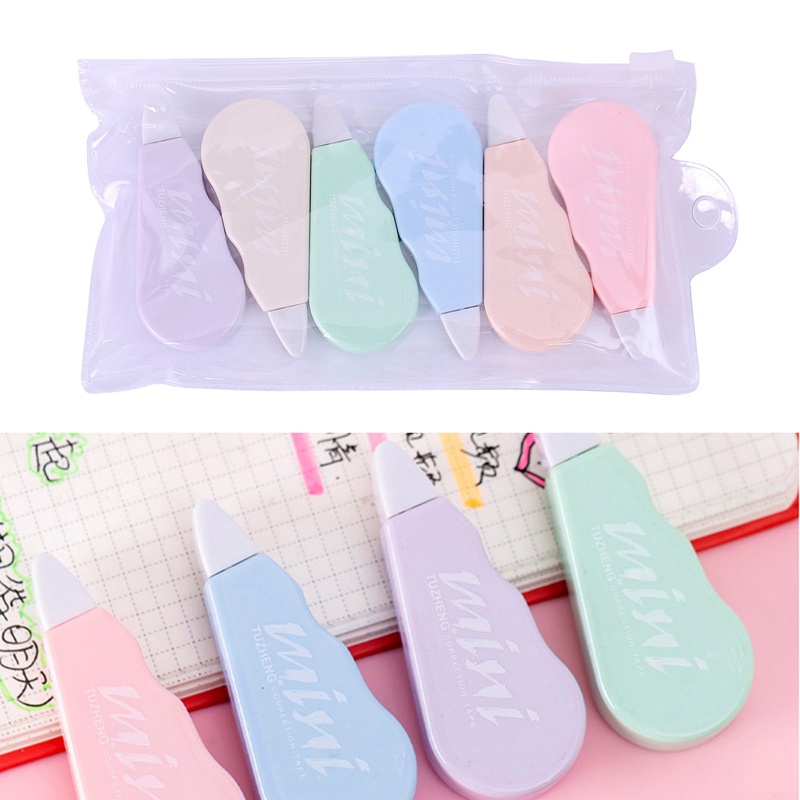 Set 6 Bút Xóa Kéo Đa Năng Tiện Dụng Chất Lượng Cao