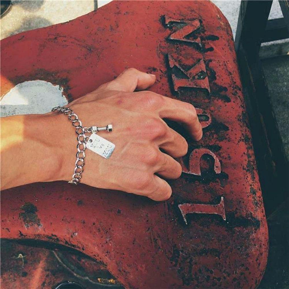 Vòng Tay Chuỗi Hạt Phong Cách Hip Hop Punk Cho Nam Và Nữ