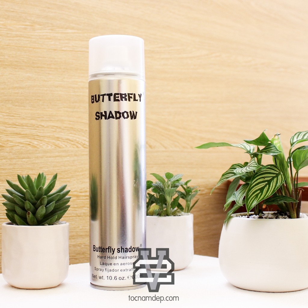 Gôm xịt tóc Butterfly Shadow 600ml