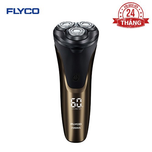 Máy Cạo Râu Flyco FS198VN 3 Lưỡi Kép Thân Máy Kháng Nước Sạc Nhanh 1 Giờ - Hàng Chính Hãng