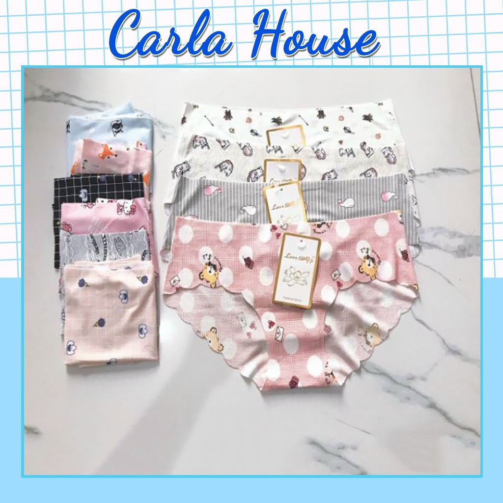 Quần đúc su CARLA thông hơi hoạ tiết cute tông màu nhã nhặn