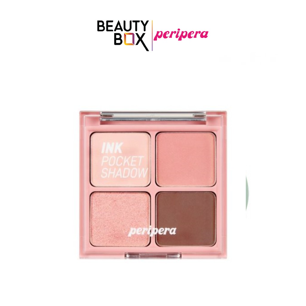 Màu Mắt Trang Điểm Peripera Ink Pocket Shadow Palette R 2.3gx4