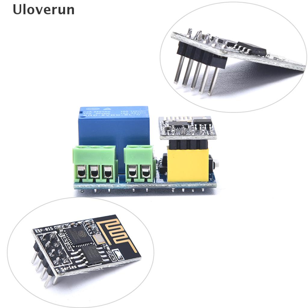 Mô Đun Rơ Le Điều Khiển Từ Xa Uloverun Esp8266 Esp-01S 5v Wifi Chuyên Dụng