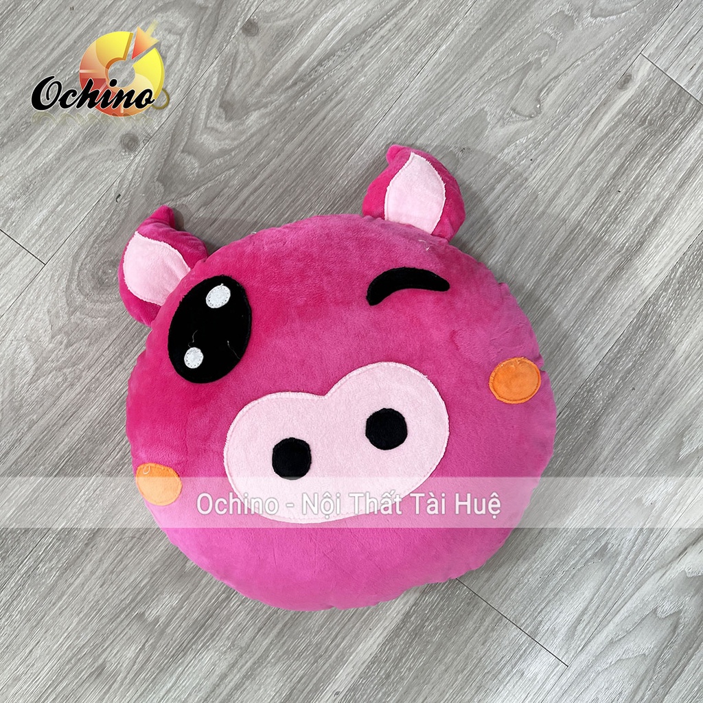 Gối Hình Thú Và Hình Hoa Quả Hình Tròn Hàng Handmade Cao Cấp Nhiều Mẫu Chọn (Ảnh Thật Shop Chụp)