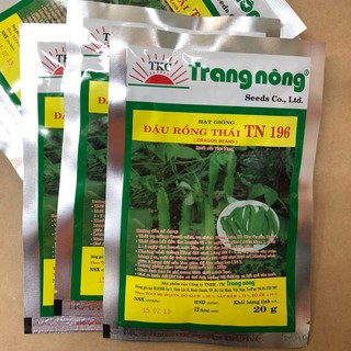 20G - Hạt Giống Đậu rồng Thái Sai Trái, Đặc Ruột