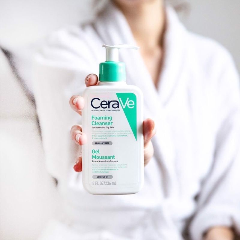 Sữa Rửa Mặt CeraVe Foaming Cleanser 236ML, 473ML