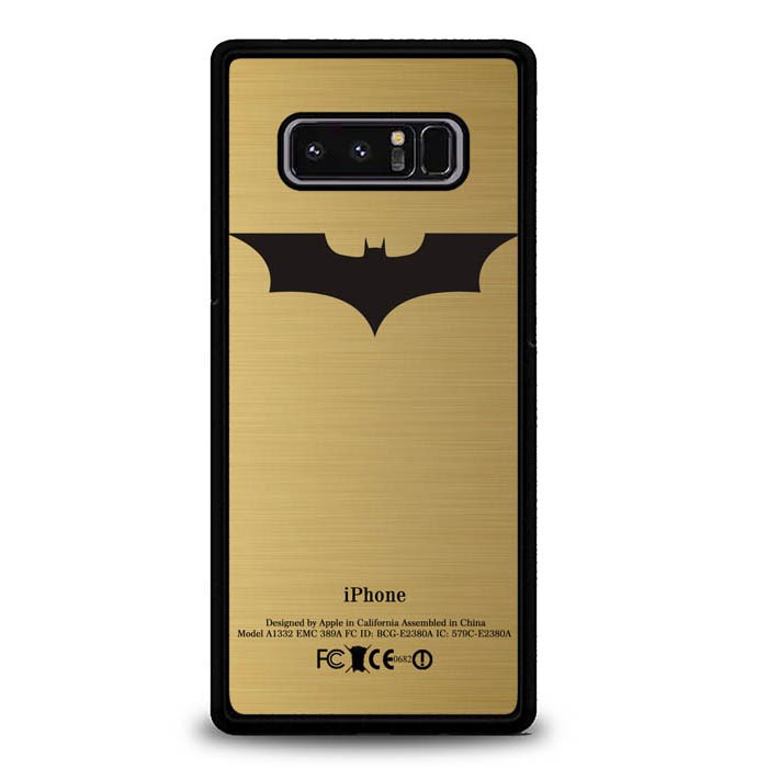 Ốp Điện Thoại In Logo Batman Màu Vàng L1388 Cho Samsung Galaxy Note 5 7 8 9 10 10 Plus