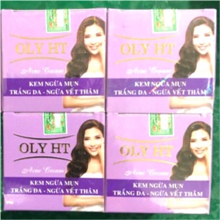 KEM NGỪA MỤN - TRẮNG DA - NGỪA VẾT THÂM OLY HT 12G (đủ giấy)