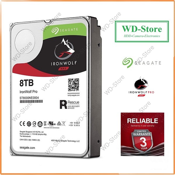 Ổ cứng HDD 8TB Seagate Ironwolf Pro cao cấp chuyên dùng Nas - Server | BigBuy360 - bigbuy360.vn