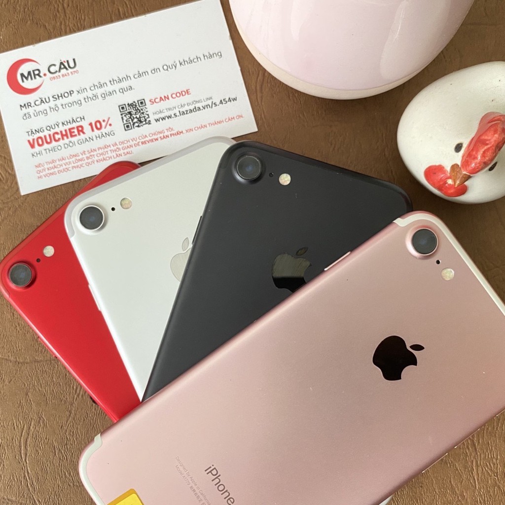 Điện thoại iPhone  7 - 32GB Quốc Tế Chính Hãng Apple Đẹp Keng 99% FREESHIP - MRCAU