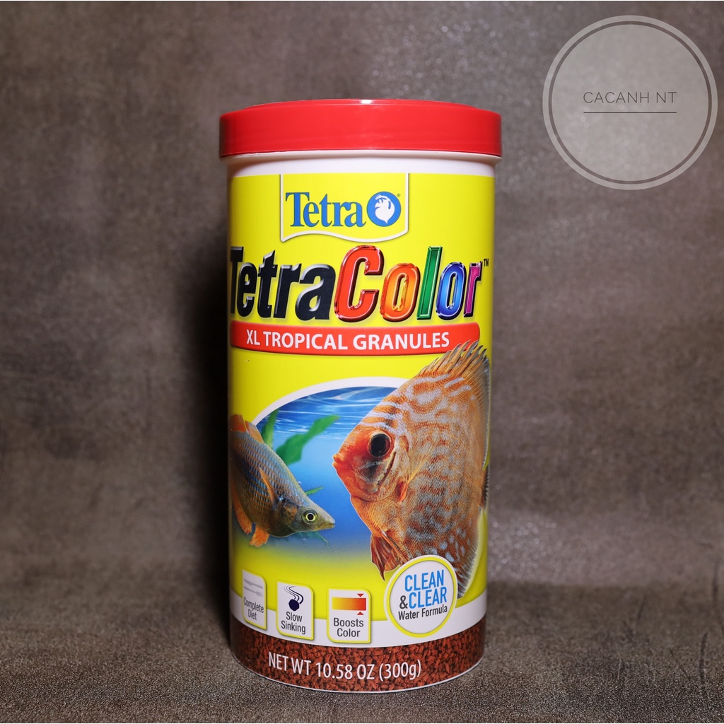 Thức ăn cá cảnh Tetra color , thức ăn tăng màu cho cá ( hộp nguyên 300g )