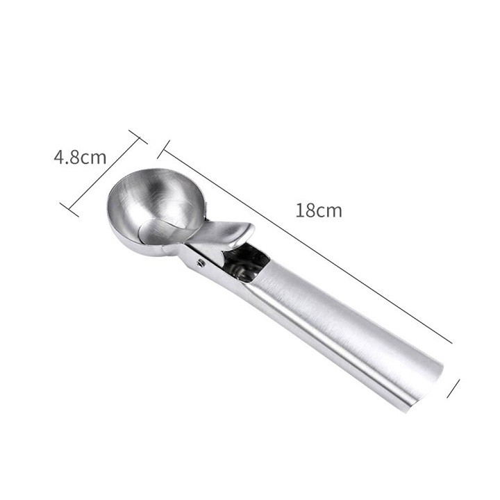 Muỗng / Thìa Múc Kem-Stainless Steel Ice Cream Scoop Tiện Lợi