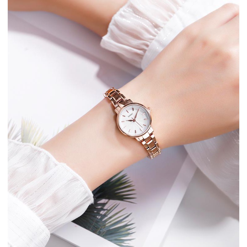 Đồng Hồ Đeo Tay Nữ SKMEI 1410 Máy Thạch Anh Chống Thấm Nước Thời Trang Chất Liệu Thép Không Gỉ | BigBuy360 - bigbuy360.vn