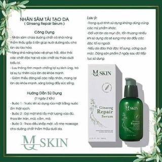 Thay da nhân sâm Mqskin