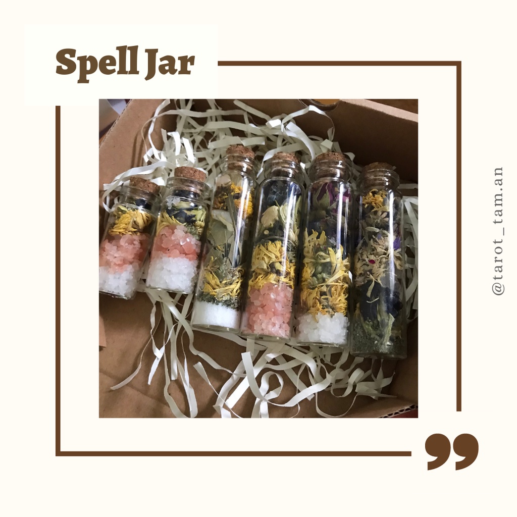 Spell Jar - Lọ ma thuật thu hút năng lượng tích cực | Tâm An Tarot