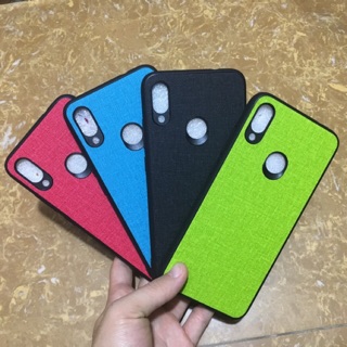 Ốp Lưng Xiaomi Redmi Note 7 Vân Vải Jean Cao Cấp