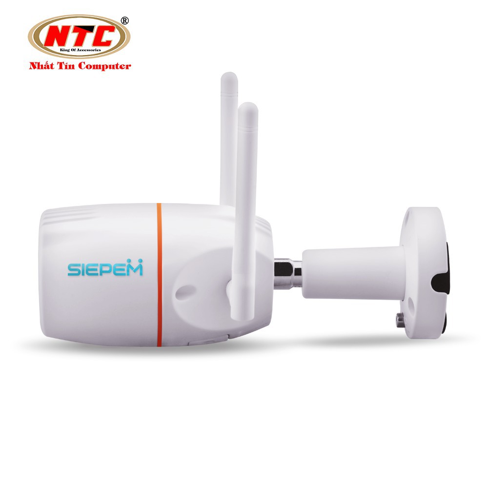 Camera IP Wifi Trong nhà Ngoài trời SIEPEM S6865 FullHD 1080P - độ phân giải 2.0MP (Trắng) Bảo hành uy tín