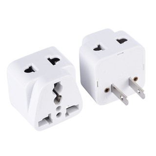 [Free ship 50k] Phích cắm nối Ổ cắm chuyển đổi chân chia 2 nhỏ gọn Saokhueshop