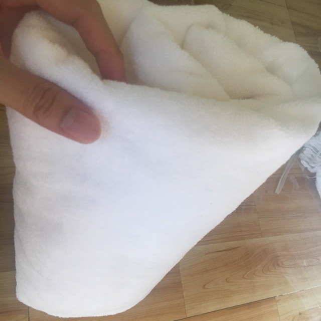 KHĂN TẮM TRẮNG  NHÀ NGHỈ KHÁCH SẠN SPA 100% SỢI COTTON