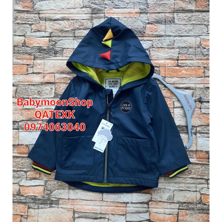 Áo Khoác Cho Bé Chống Nước Đi Mưa Matalan Dư Xịn