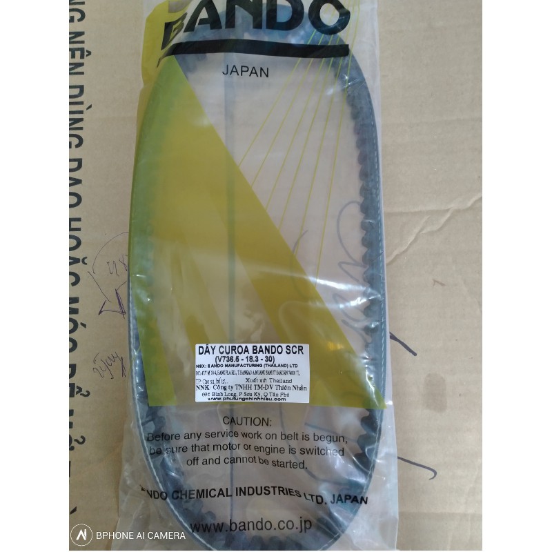 Dây curoa Bando cho dòng xe SCR, Lead 110