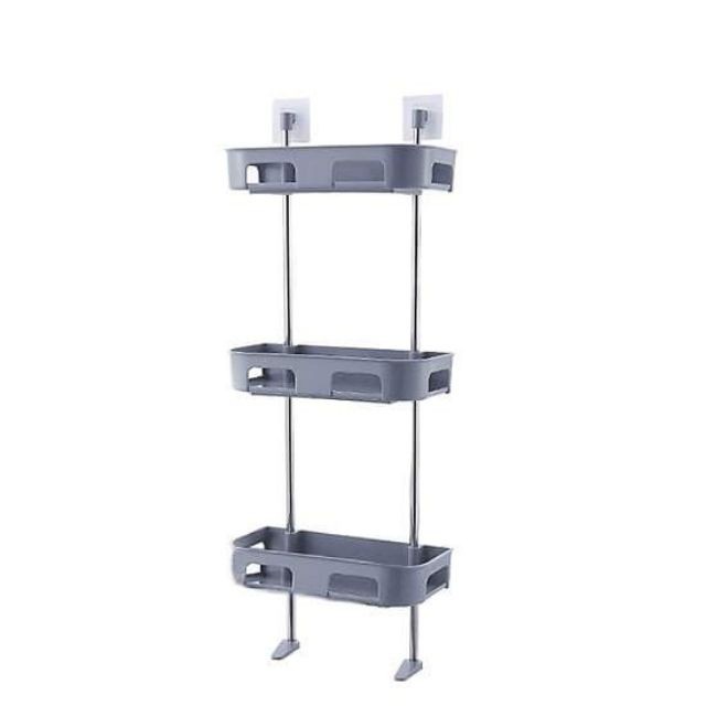 kệ để đồ toilet nhà tắm 3 tầng dán tường siêu chắc gác bồn cầu ( tuyển khách sỉ)