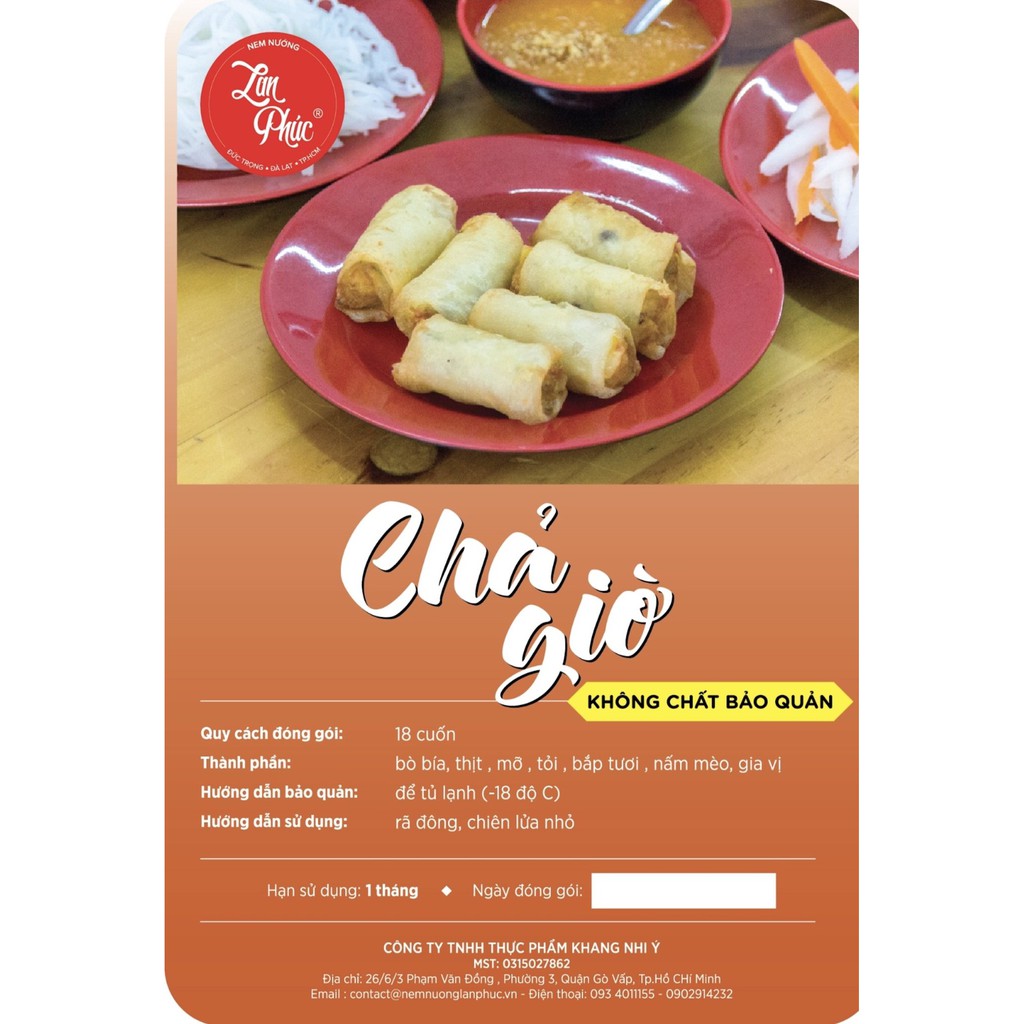 Chả giò tươi | BigBuy360 - bigbuy360.vn