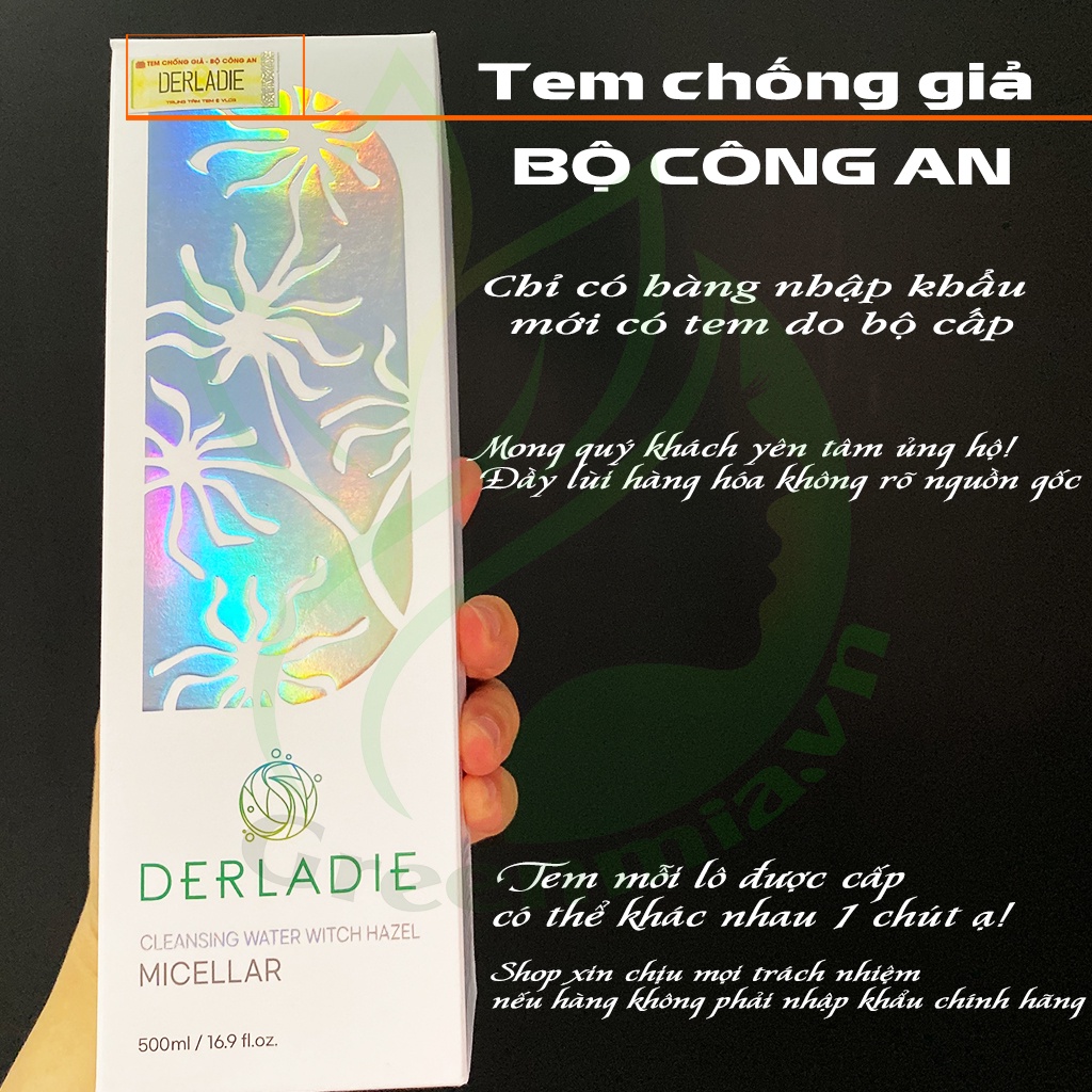 Derladie Toner Nước Hoa Hồng Cây Phỉ, Lavender, Rose Thích Hợp Mọi Loại Da [HÀNG CHÍNH HÃNG NHẬP KHẨU] - BebeauSkinShop