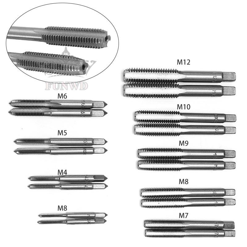 Bộ 2 Mũi Khoan Xoắn M3-M12